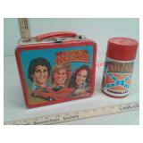 Vintage Dukes of Hazzard metal lunchbox and