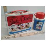 Vintage Yankee Doodle metal lunch box & thermos