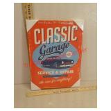 New garage service and repair canvas picture