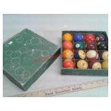 Set of vintage aramith pool / billiard balls