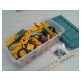 Full of John Deere Lego style building blocks