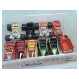 Vintage Tonka hot rod metal toy cars in plastic
