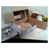 Cookbooks and kitchen items