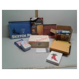 Lot of various sketch pads drawing supplies,