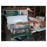 Lot of various Christmas decorations