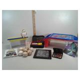 Lots of miscellaneous toys, star wars book,