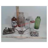 Glass jars, Lazy Horse Brewing ohiowa Nebraska