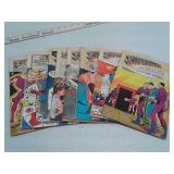 8 Superman comic books 1964 - 1968