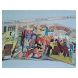 9 vintage Superboy comic books 1964 to 68