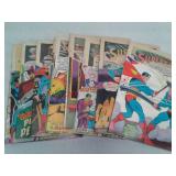 10 vintage Superman comic books 1967 to 1969