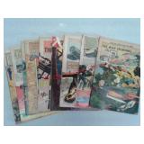 10 military Army vintage comic books