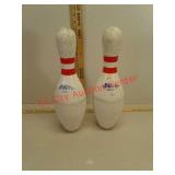 Bowling ball pins good for target practice