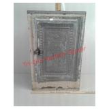 Vintage metal bread box