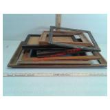 Lots of vintage wood picture frames