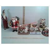 Lots of various Santa and Christmas holiday items