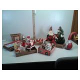Lot of Christmas decorations