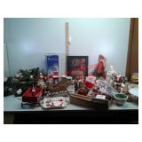 Large lot of Christmas decorations