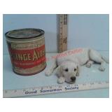 Vintage Prince Albert Christmas cigar tin and