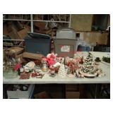 Large lot Christmas decorations