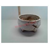 Antique iron pot missing leg