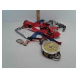 Dynalock self retracting lanyard and harness