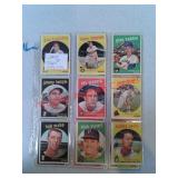 1959 Topps baseball cards very nice