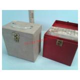 Vintage 45s storage boxes