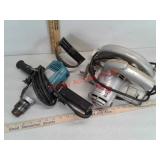 Black & Decker Skil saw and electric drill - b