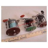 3 vintage Penn fishing reels