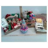 Various Christmas decorations and more