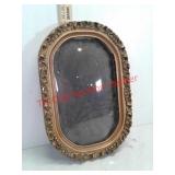 Antique Dome glass picture frame