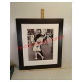 Life Magazine V-J Day at Times Square framed