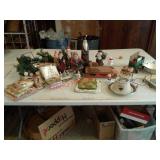 Large lot Christmas decorations