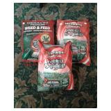 3 bags Menards weed and feed fertilizer