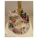 Snowman Christmas holiday musical decor