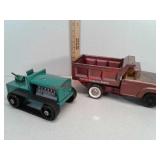 Vintage structo hydraulic dumper and metal