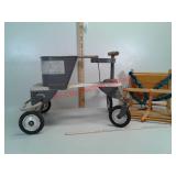 Vintage baby walker and swing