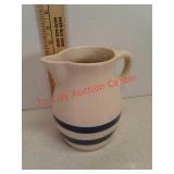 Roseville Pottery blue striped picture # 303-H
