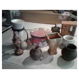 Household Deco - jewelry cabinet, clay pots + + +