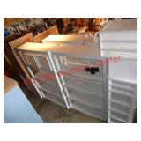 LARGE LOT PLASTIC ORGANIZERS & SHELVING