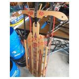 VINTAGE SPEEDWAY SNOW SLED