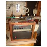 GE CB RADIO BASE STATION & FISHING POLE