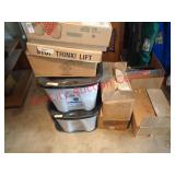 JOB LOT GLASSWARE, CHINA, S&P SETS, TOTES