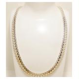 18" Itaor Italy Sterling Silver Necklace 37g