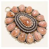 BBJ Sterling Silver Gemstone Pendant 10.8g