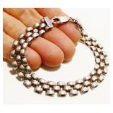 7" Italian 925 Silver Multi-Link Bracelet 16.1g