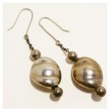 Eclectic Sterling Silver Bead Earrings 8.6g