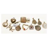 Grouping of Sterling Silver Pendants 46.1g