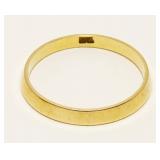 14K Yellow Gold Stacking Ring Sz 6.5 1.4g