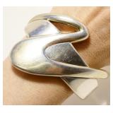 Signed Sterling Silver Cuff Bracelet 53g